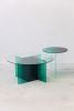 Cosmos Green Mini Coffee Table | Tables by STUDIO MONSOLEIL. Item composed of glass in modern style