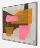 Fractured fallen orange pink brown | Oil And Acrylic Painting in Paintings by Ronald Hunter. Item made of canvas works with minimalism & contemporary style