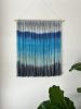 REEF Coastal Blue Textile Wall Hanging | Tapestry in Wall Hangings by Wallflowers Hanging Art. Item made of fiber works with boho & mid century modern style