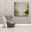 The day I met you - Soft abstract landscape painting | Oil And Acrylic Painting in Paintings by Jennifer Baker Fine Art. Item composed of canvas in contemporary style
