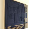 Figurative Navy | Tapestry in Wall Hangings by Fault Lines. Item made of fabric