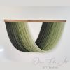 Maree Green -Made to order- Wall Decor | Macrame Wall Hanging in Wall Hangings by Olivia Fiber Art. Item made of wood with wool works with mid century modern & art deco style