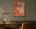 The Light Moving On | Oil And Acrylic Painting in Paintings by PUGMATIK. Item made of canvas works with contemporary & country & farmhouse style