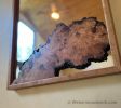 Rustic Live Edge Cherry Burl Wood Mirror - Organic Wall Deco | Decorative Objects by thomas weber