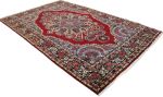 Vintage Red Traditional 6'5X10'5 Qom Kerman Persian Rug | Area Rug in Rugs by Magic Rugs. Item made of wool works with traditional style