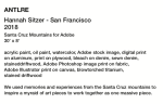 Homage To Santa Cruz | Murals by ANTLRE - Hannah Sitzer | Adobe Systems in San Jose. Item made of synthetic