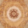 Rug & Kilim's Aubusson Inspired Floral Cream and Gold Wool | Area Rug in Rugs by Rug and Kilim