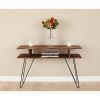 Zuma solid walnut modern console & sofa table | Console Table in Tables by Modwerks Furniture Design LLC. Item made of walnut works with minimalism & mid century modern style