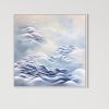 The moon swam back | Mixed Media by Francesca Borgo. Item composed of canvas in minimalism or contemporary style