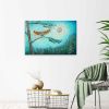 Full Moon Whisper — Original Acrylic Painting | Oil And Acrylic Painting in Paintings by DaggArt. Item composed of canvas