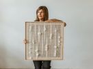 Olit - Natural Woven Decoration | Tapestry in Wall Hangings by Lale Studio & Shop. Item made of oak wood with wool works with contemporary & japandi style