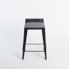 om16.1 black ash counter Stool | Chairs by olivier moravik. Item composed of wood and fabric in minimalism or contemporary style