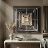 Japandi Geometric Textile Decor | Tapestry in Wall Hangings by Sarmal Design. Item composed of canvas and fiber in minimalism or contemporary style