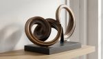 Flow No.1 | Sculptures by Nils Hansen | Hybrid Sculpture Lab Berlin. Item made of bronze works with contemporary & modern style