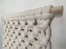 Curved Macramé Staircase Wall Hanging Chunky Organic Cotton | Macrame Wall Hanging in Wall Hangings by MACRO MACRAME by Maeve Pacheco. Item composed of wood & cotton compatible with contemporary and japandi style