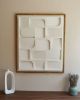 No. 104 Japandi Plaster Wall Relief - Scandinavian Decor | Wall Sculpture in Wall Hangings by Joseph A