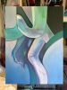 Further Entangled | Oil And Acrylic Painting in Paintings by Kim Powell Art. Item composed of canvas and synthetic in contemporary or eclectic & maximalism style