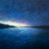 Night Swimming 2 | Oil And Acrylic Painting in Paintings by Victoria Veedell. Item made of canvas & synthetic