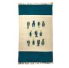 Nautical Nook Embroidered Rug | Area Rug in Rugs by Weaver. Item composed of wool in mid century modern or contemporary style