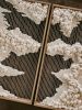 Wood Framed Woven Diptych | Wall Hangings by FIBROUS