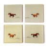 Coaster Set — Wild Horse | Tableware by 204 Haus Crafters. Item made of wood works with boho & country & farmhouse style