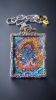 Solid Silver Hand-Painted Thangka Locket Relic Pendant | Ornament in Decorative Objects by Dynasty Artisan. Item composed of metal in contemporary or eclectic & maximalism style