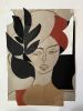 Rita | Mixed Media by Cyrille Gulassa. Item composed of paper in boho or contemporary style