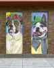 Dog Murals | Street Murals by Amanda Beard Garcia | BLDG 89 - Allston Apartments in Boston. Item works with contemporary & eclectic & maximalism style