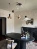 Trio Swag Chandelier | Chandeliers by Jib Projects. Item composed of oak wood and paper in minimalism or contemporary style