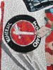 Seb Lewis Charlton Athletic Super Fan Memorial Mosaic | Public Mosaics by Paul Siggins - The Mosaic Studio | Charlton Athletic FC in London. Item made of stone