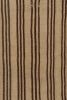 Vintage Kilim rug with Beige-Brown Stripe Patterns, Panel | Area Rug in Rugs by Rug and Kilim