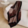 Handwoven Mink Brown Myrtle Drift Merino Throw | Linens & Bedding by Studio Variously. Item made of wool