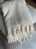 HAND LOOMED NATURAL COTTON THROW | Linens & Bedding by HOME | HOME. in Santa Monica. Item made of cotton