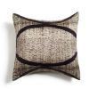 Arc Black Silk Pillow | Pillows by Studio Variously. Item composed of cotton