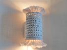 Riverine coastal wall sconce (up and down light function) | Sconces by Light and Fiber. Item composed of cotton and metal in boho or contemporary style