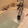 Acrylic Bath Caddy with handles 1/2" thick acrylic 36" long | Tables by PlasticMart