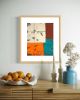 Scooch Over, Original acrylic on paper | Mixed Media in Paintings by JD Logan Fine Art. Item composed of birch wood and paper in minimalism or contemporary style