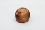 Natural‑Edge Walnut Vessel–Hand‑Turned Sculptural Art Object | Decorative Bowl in Decorative Objects by Holzkunst Samuel Meisinger. Item made of wood compatible with art deco and rustic style