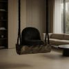 Suspended Steel Swing Seat — Tronco, Nitush Aroosh | Swing Chair in Chairs by Nitush Aroosh. Item made of fabric with steel works with contemporary & eclectic & maximalism style