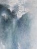 Song for a glacier | Mixed Media by Francesca Borgo. Item made of canvas works with minimalism & contemporary style