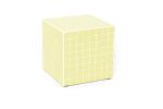 Cube Table, Light Yellow | Side Table in Tables by IKON KØBENHAVN. Item made of ceramic