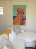 'Tangerine Towel', 60"x40" original oil painting | Oil And Acrylic Painting in Paintings by T.S. Harris aka Tracey Sylvester Harris. Item made of synthetic