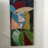 BELKIS PORTRAIT - HAND MADE GLASS MOSAIC ARTWORK | Art & Wall Decor by artisticmosaicdesigns. Item composed of glass