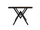 Solid Walnut Table - Wood Table - Rustic Wooden Table | Dining Table in Tables by Tinella Collection. Item made of walnut with metal works with contemporary & country & farmhouse style