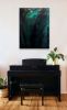 Verdant Forest | Oil And Acrylic Painting in Paintings by Carrie Rodak Fine Art. Item composed of wood and canvas in minimalism or contemporary style
