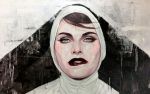 HIEROFANTE V | Oil And Acrylic Painting in Paintings by Roldan Lauzan Studio. Item composed of canvas and synthetic