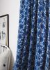 Blue Flowers | Curtain in Curtains & Drapes by ichcha. Item made of fabric