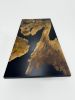 Black Dining Table - Epoxy Table - Conference Table | Tables by Tinella Collection. Item made of walnut works with boho & minimalism style