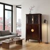 Ming Dynasty Style Plum Blossom Dragon Showcase Cabinet I | Storage by Dynasty Artisan. Item composed of wood in minimalism or contemporary style