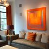 Drink Your Fill of Golden Sunshine | Oil And Acrylic Painting in Paintings by Kat Evans. Item composed of canvas